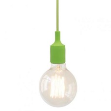 Φωτιστικό Οροφής Μονόφωτο Πλαστικό Σιλικόνη Πράσινο Aca SUTP102G
